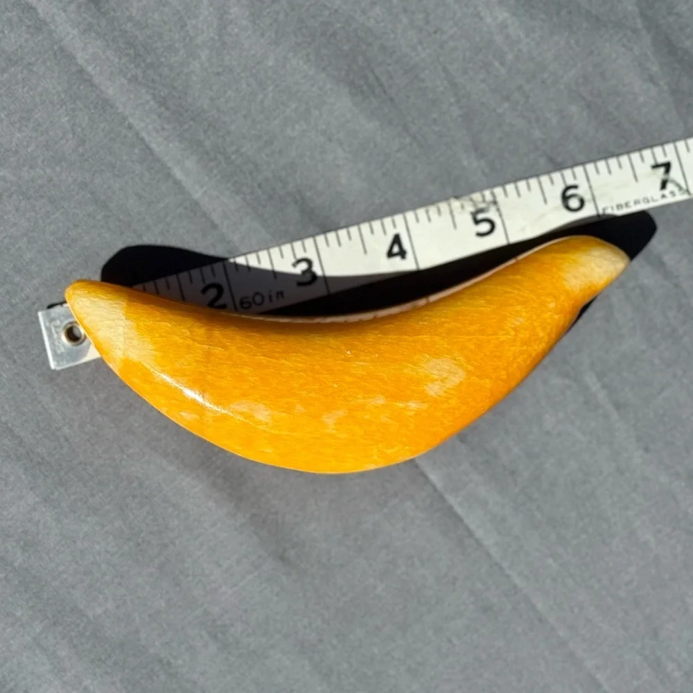 ✨ Vintage Onyx Stone Fruit Bowl | MCM Hand-Carved Alabaster Fruit Display ✨ - Picture 11 of 13